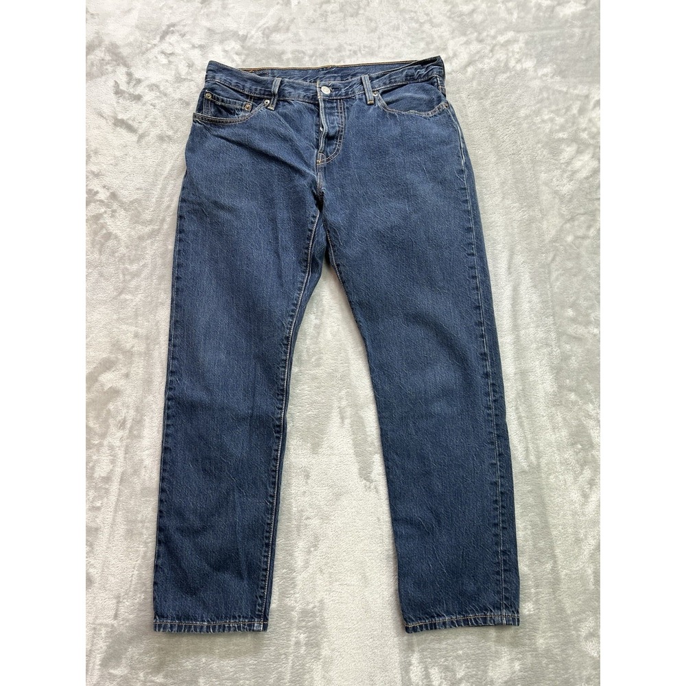Levis 501 CT Jeans Womens 28 W31 Custom Tapered Button Fly Blue Denim Workwear